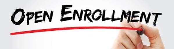 Open Enrollment sign