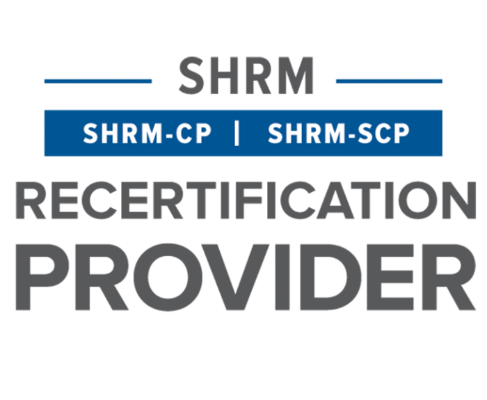 SHRM recertification provider logo